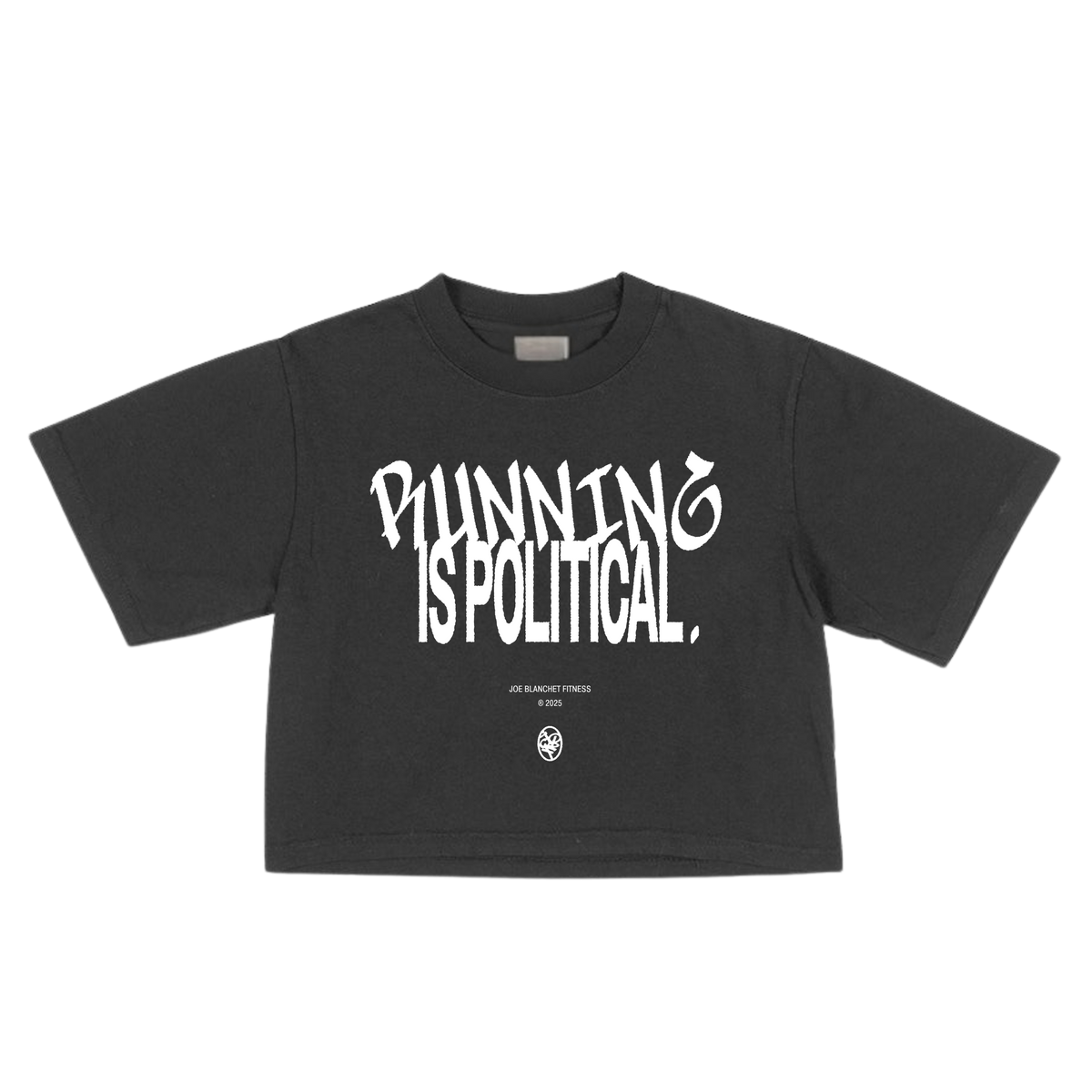 Running is Political Cropped Tee
